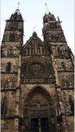 Die Lorenzkirche birgt in sich nicht nur viele schne Kunstwerke, sondern sie ist selbst als hochgotische Basilika ein Kunstwerk. Mit ihrem Bau wurde zwischen 1243 und 1315 begonnen. 