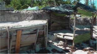 So eine Wohnung am Strand wre das ideale Urlaubsquartier.  Zwar spartanisch eingerichtet, aber nur wenige Schritte zum Meer.