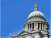 Die St.-Pauls-Kathedrale gehrt zu den grten Kathedralen der Welt, neben der Westminster Abbey gilt sie auerdem als die bekannteste Kirche der britischen Hauptstadt.