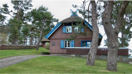 Thomas Mann hatte dieses Haus als Sommerresidenz auf der Kurischen Nehrung