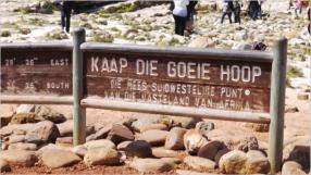 Wir sind am Kap der guten Hoffnung angelangt, dem sdwestlichsten Punkt von Afrika.  