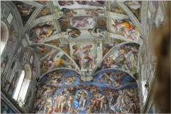 Die Sixtinische Kapelle ist eine der Kapellen des Apostolischen Palastes. Sie ist der Ort, an dem das Konklave abgehalten wird, und beherbergt einige der berhmtesten Gemlde der Welt