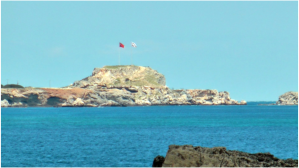 Vom Kloster des Apostels Andreas kann man die uerst nordstliche Spitze der Insel sehen. Da dies militrisches Sperrgebiet ist, konnten wir nicht bis zur Spitze vordringen. 